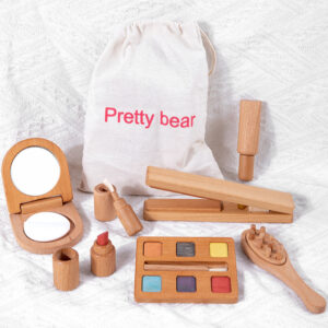 Wooden Cosmetic Set